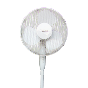 White Standing Fan